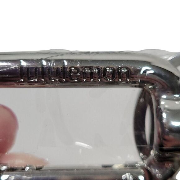 Lululemon Never Lost Keychain Wordmark Sakura Pink Mauve 1.7" x 12" NEW - Picture 4 of 9